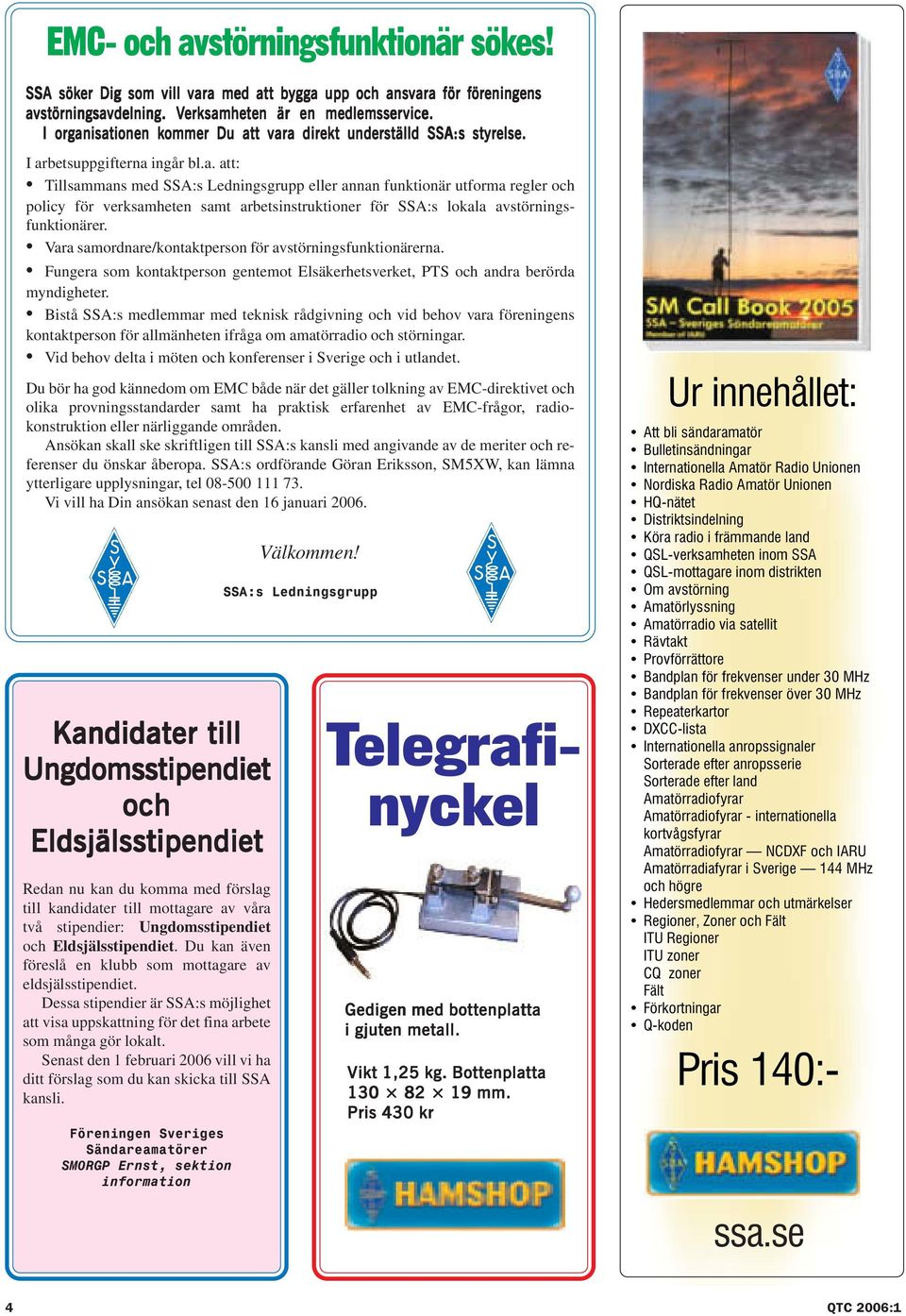 Vara samordnare/kontaktperson för avstörningsfunktionärerna. Fungera som kontaktperson gentemot Elsäkerhetsverket, PTS och andra berörda myndigheter.