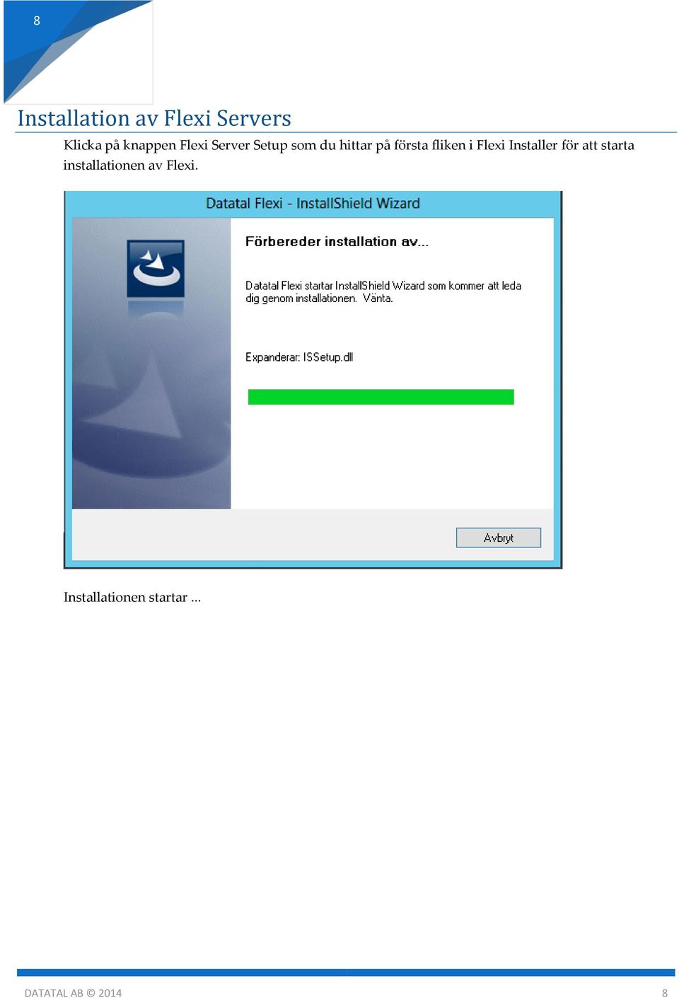i Flexi Installer för att starta installationen av