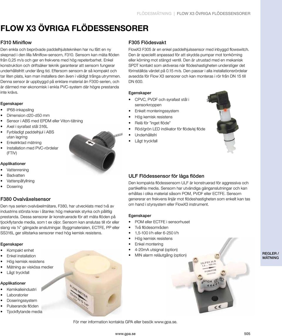 Eftersom sensorn är så kompakt och tar liten plats, kan man installera den även i väldigt trånga utrymmen.