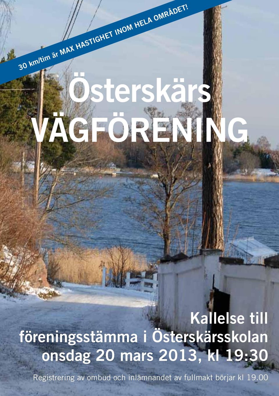 i Österskärsskolan onsdag 20 mars 2013, kl 19:30