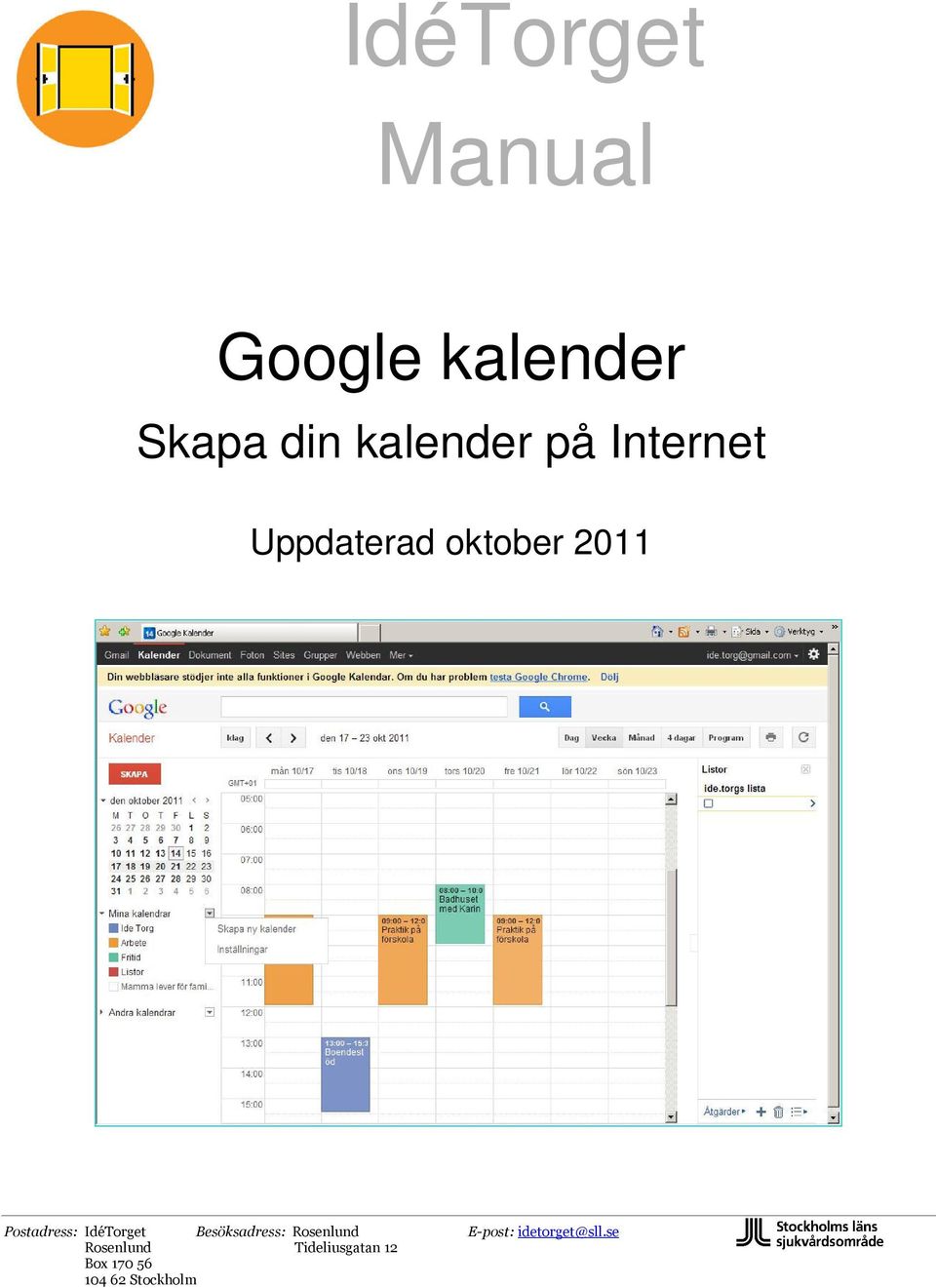 din kalender på