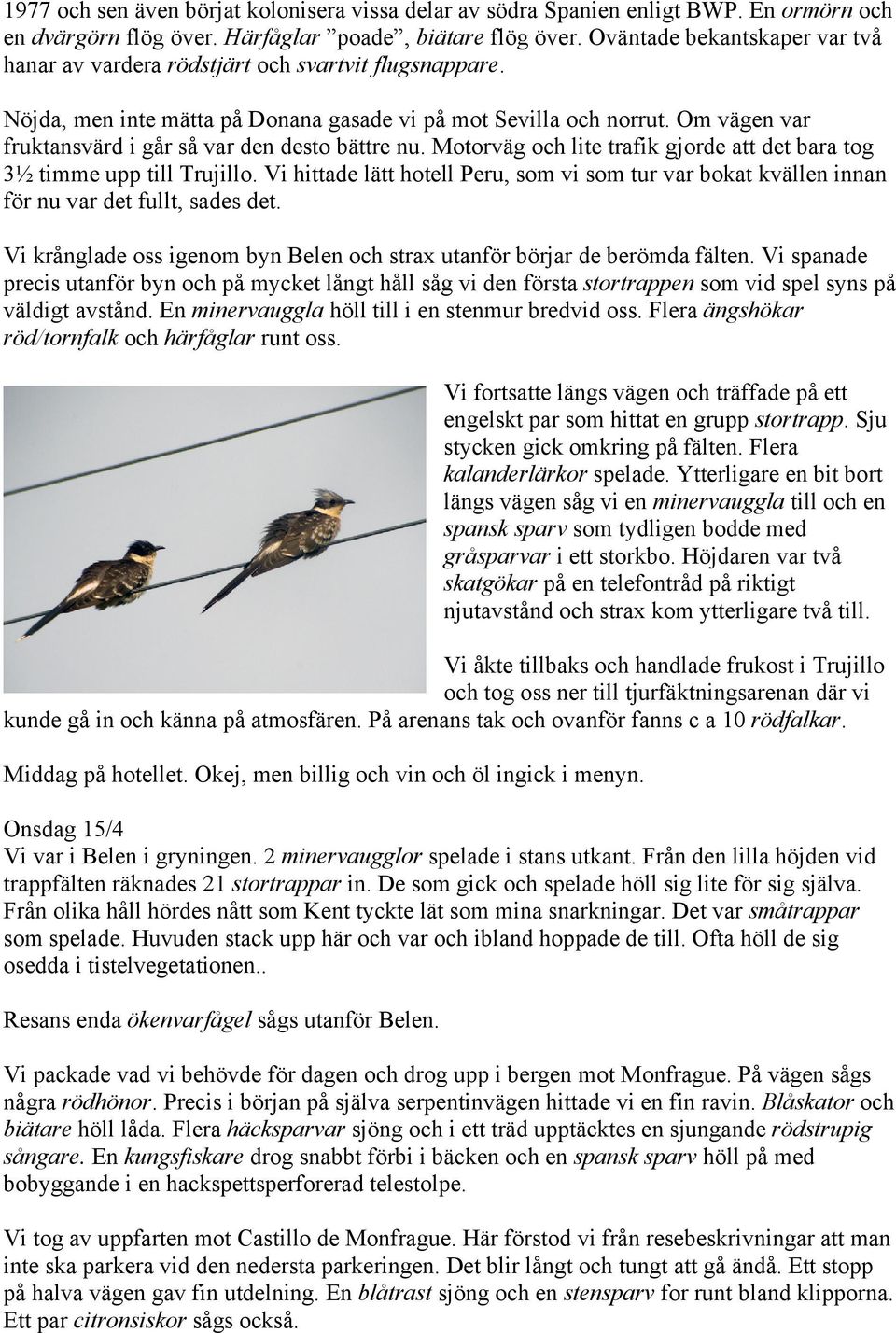 Om vägen var fruktansvärd i går så var den desto bättre nu. Motorväg och lite trafik gjorde att det bara tog 3½ timme upp till Trujillo.