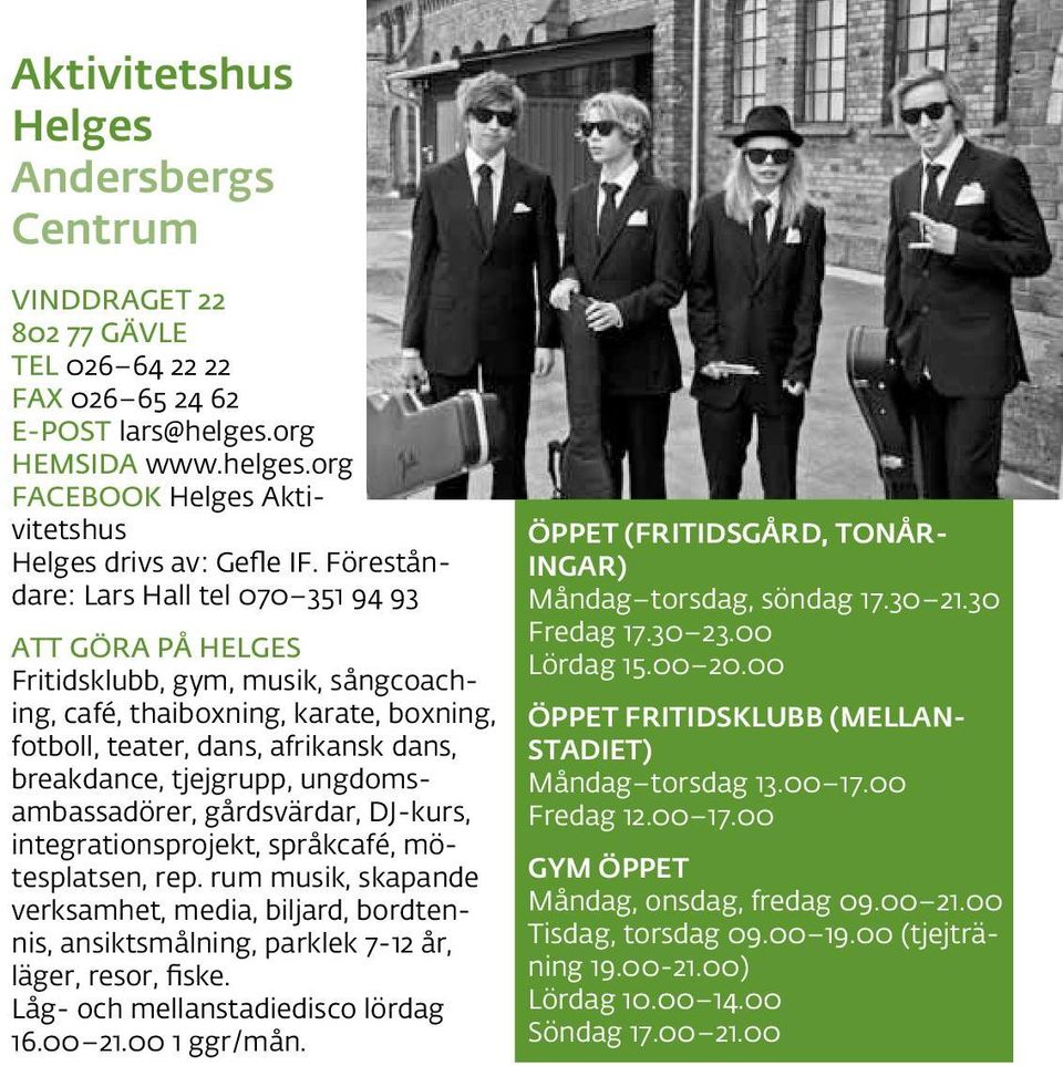 ungdomsambassadörer, gårdsvärdar, DJ-kurs, integrationsprojekt, språkcafé, mötesplatsen, rep.