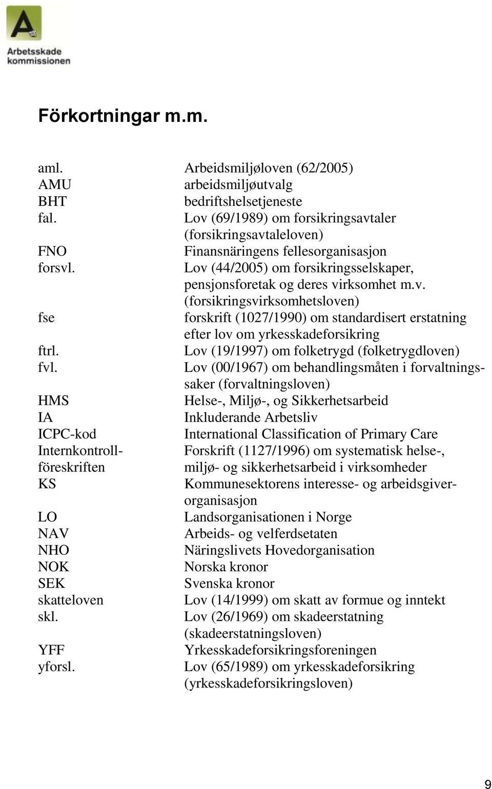 Lov (19/1997) om folketrygd (folketrygdloven) fvl.