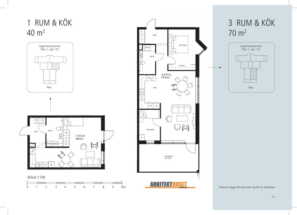 Lgh 116 Plan Plan SKALA 1:100 0 1 2 3 4 5