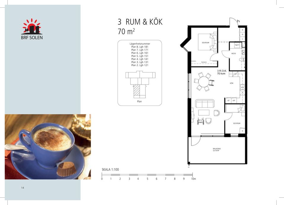 Lgh 151 Plan 4. Lgh 141 Plan 3.