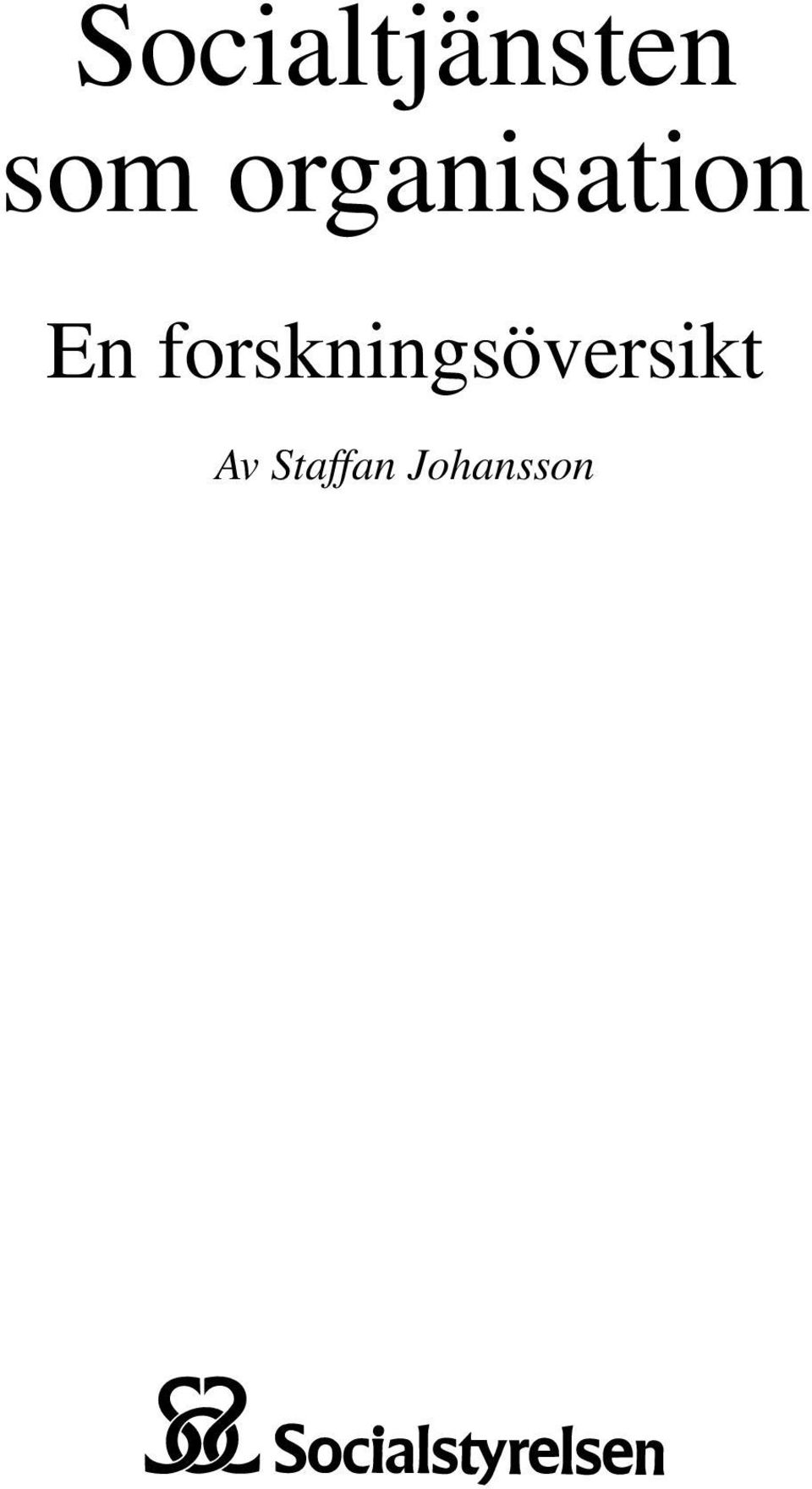 forskningsöversikt