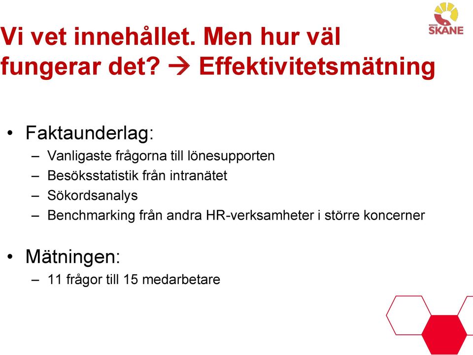 lönesupporten Besöksstatistik från intranätet Sökordsanalys