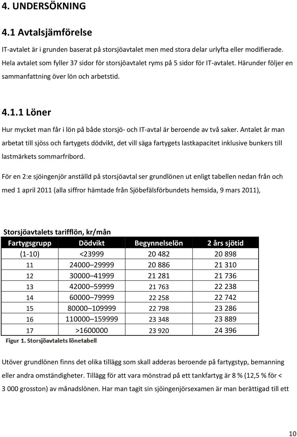 1 Löner Hur mycket man får i lön på både storsjö- och IT-avtal är beroende av två saker.