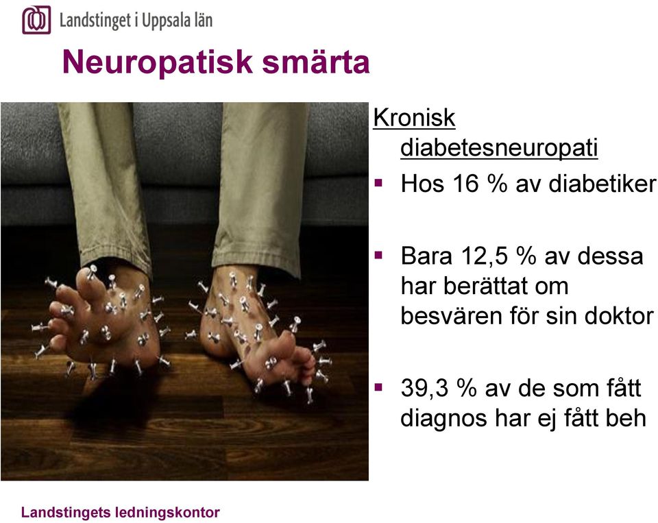 berättat om besvären för sin doktor 39,3 % av de