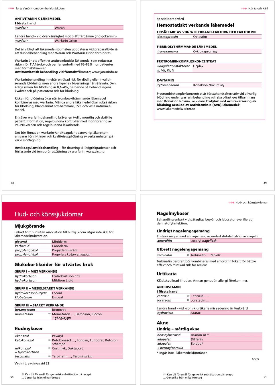 Warfarin är ett effektivt antitrombotiskt läkemedel som reducerar risken för TIA/stroke och perifer emboli med 65 85% hos patienter med förmaksflimmer.