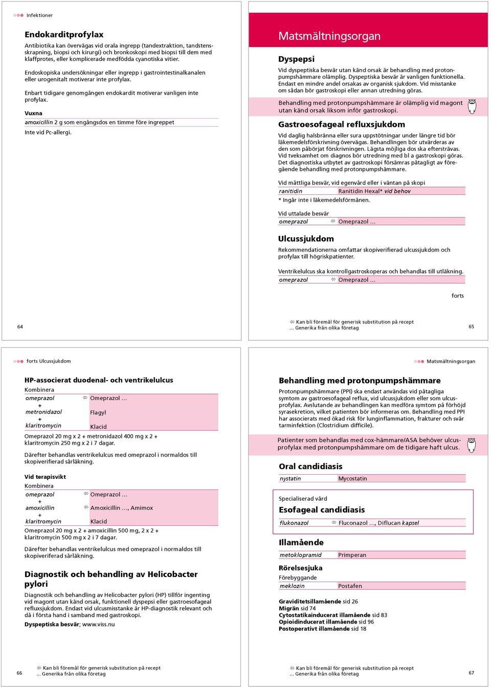 Enbart tidigare genomgången endokardit motiverar vanligen inte profylax. Vuxna amoxicillin 2 g som engångsdos en timme före ingreppet Inte vid Pc-allergi.