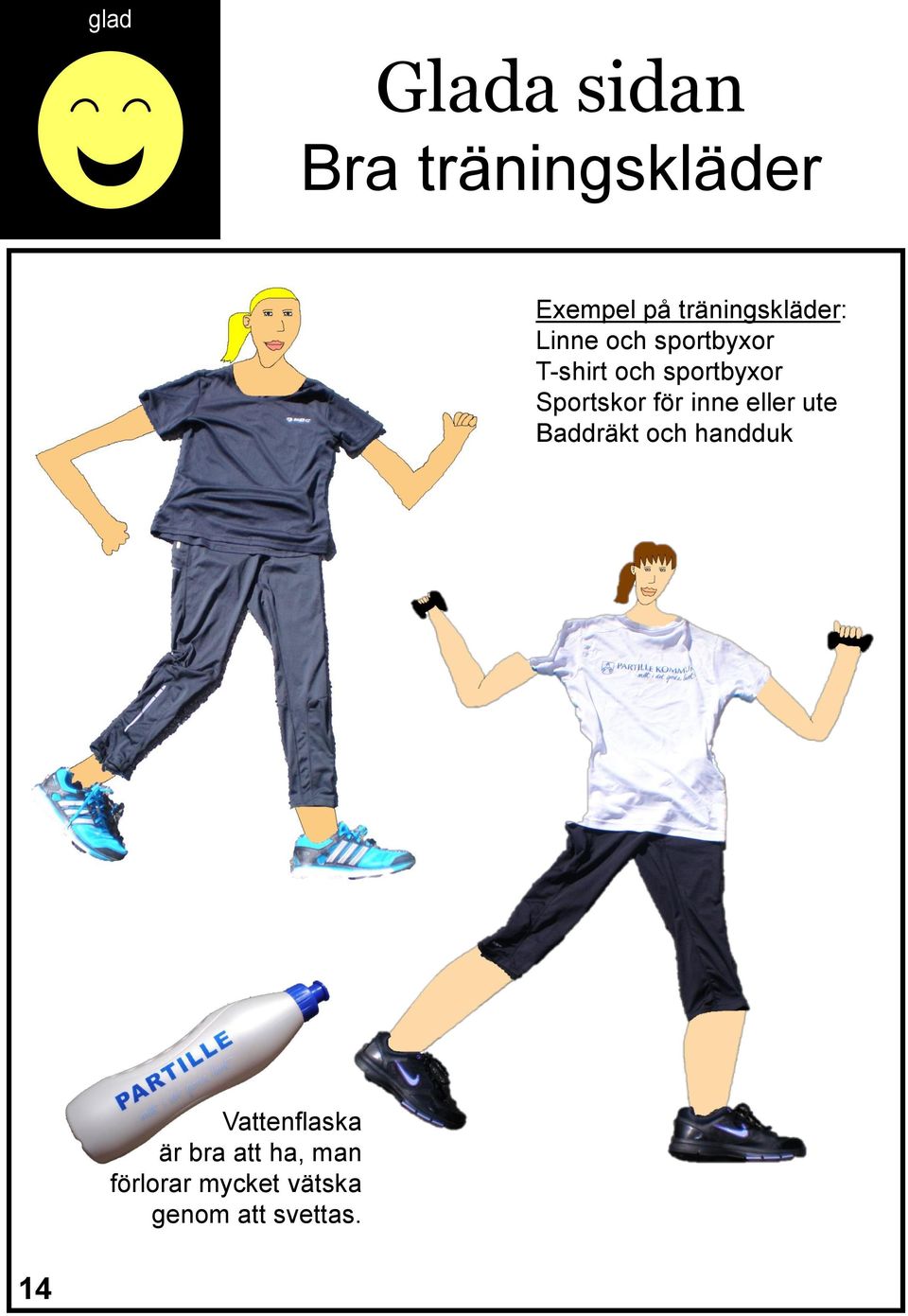 sportbyxor Sportskor för inne eller ute Baddräkt och