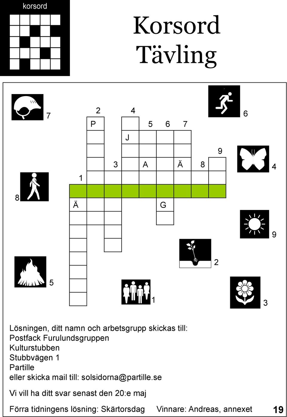 Furulundsgruppen Kulturstubben Stubbvägen 1 Partille eller skicka mail till: solsidorna@partille.