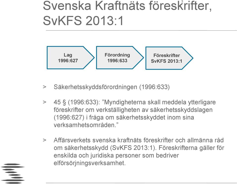 av säkerhetsskyddslagen (1996:627) i fråga om säkerhetsskyddet inom sina verksamhetsområden.