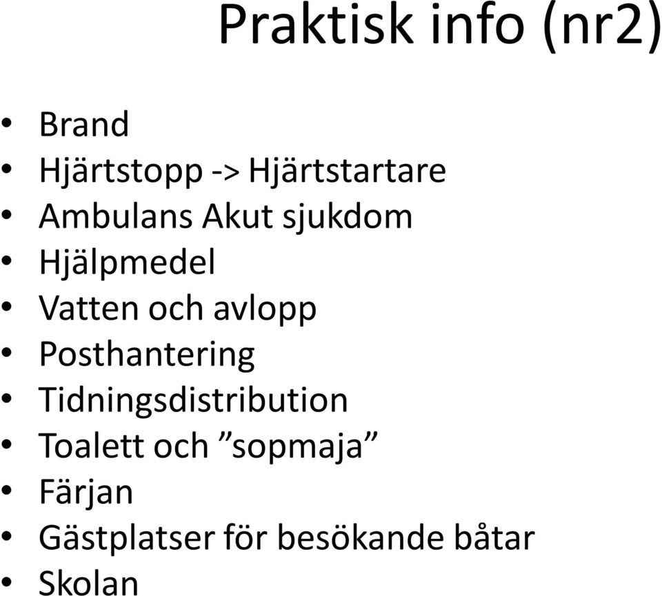 Vatten och avlopp Posthantering