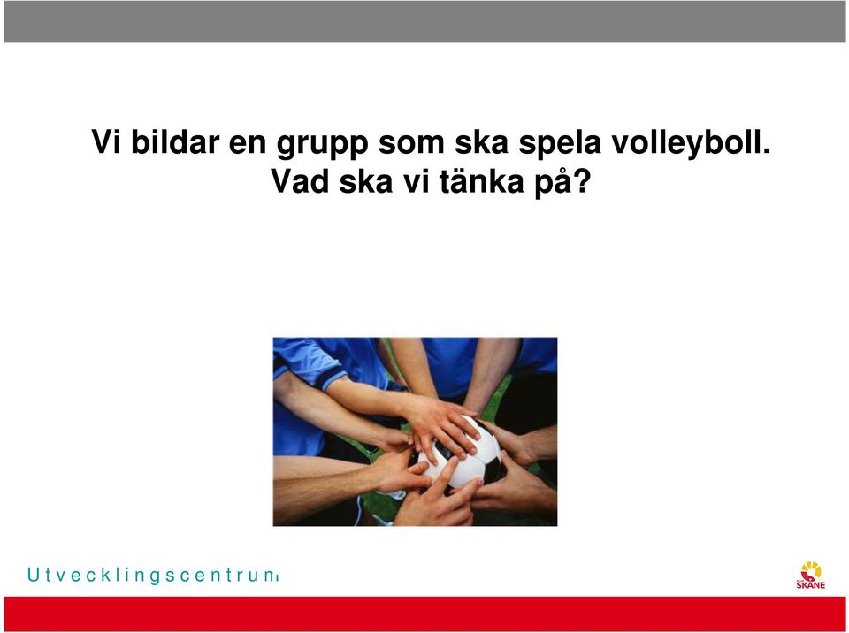 spela volleyboll.