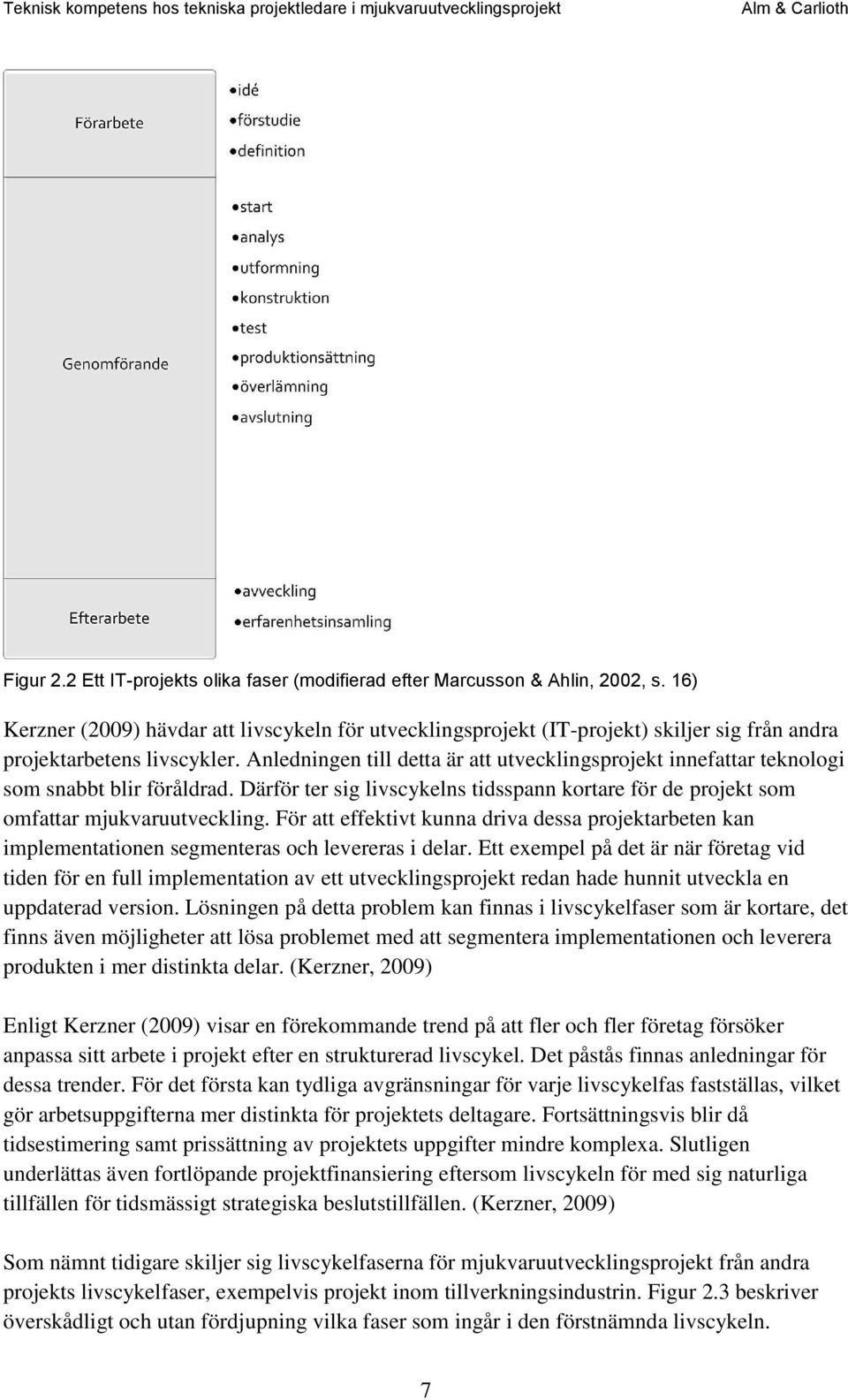 Anledningen till detta är att utvecklingsprojekt innefattar teknologi som snabbt blir föråldrad. Därför ter sig livscykelns tidsspann kortare för de projekt som omfattar mjukvaruutveckling.