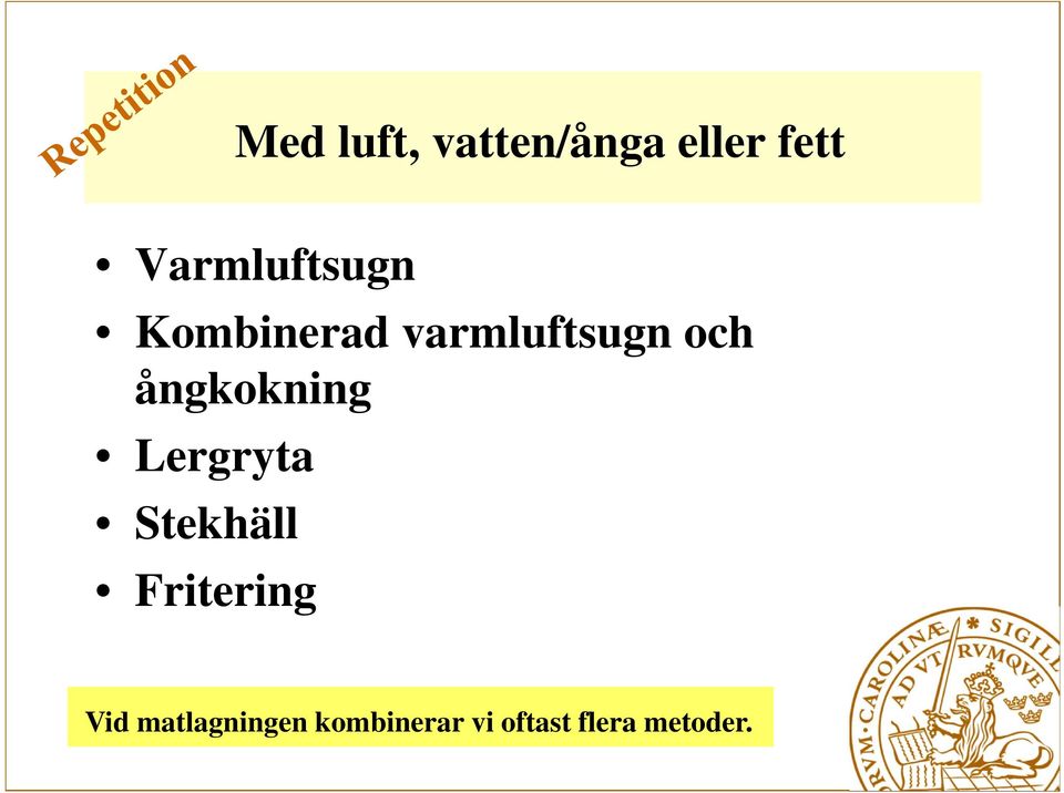 ångkokning Lergryta Stekhäll Fritering