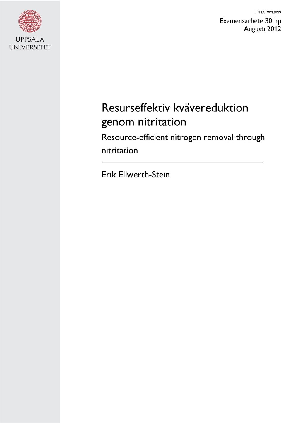 nitritation Resource-efficient nitrogen