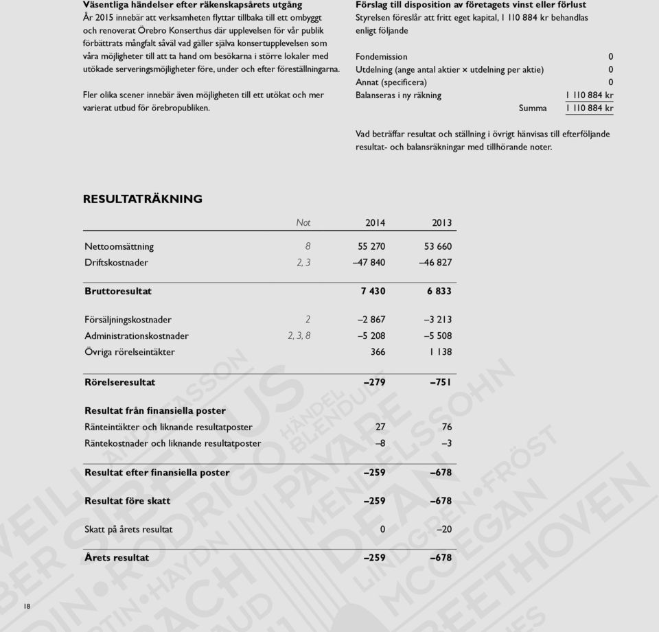 Fler olika scener innebär även möjligheten till ett utökat och mer varierat utbud för örebropubliken.