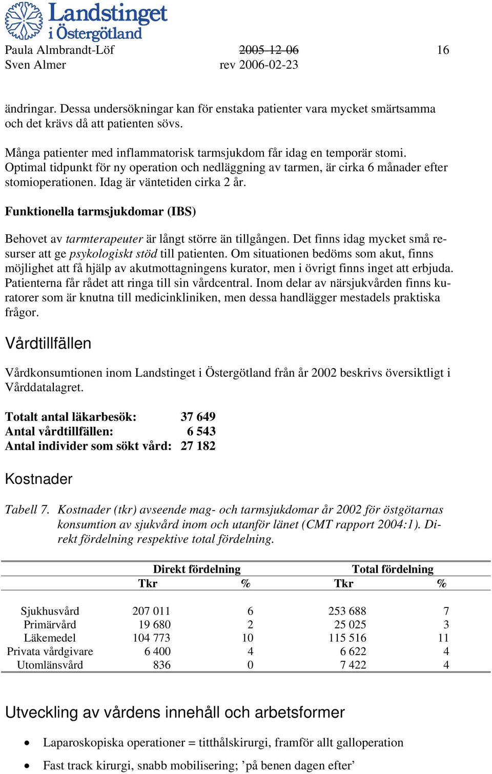 Idag är väntetiden cirka 2 år. Funktionella tarmsjukdomar (IBS) Behovet av tarmterapeuter är långt större än tillgången. Det finns idag mycket små resurser att ge psykologiskt stöd till patienten.