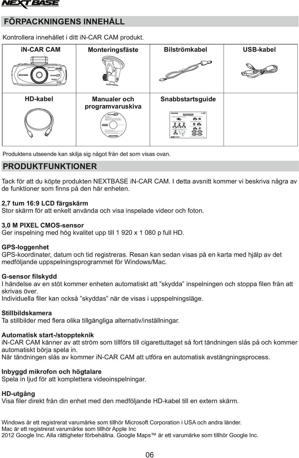 Guide** - NBDVR402G Driving Recorder Player (MPH)*** - NBDVR402G Driving Recorder Player (KMH)*** 1.