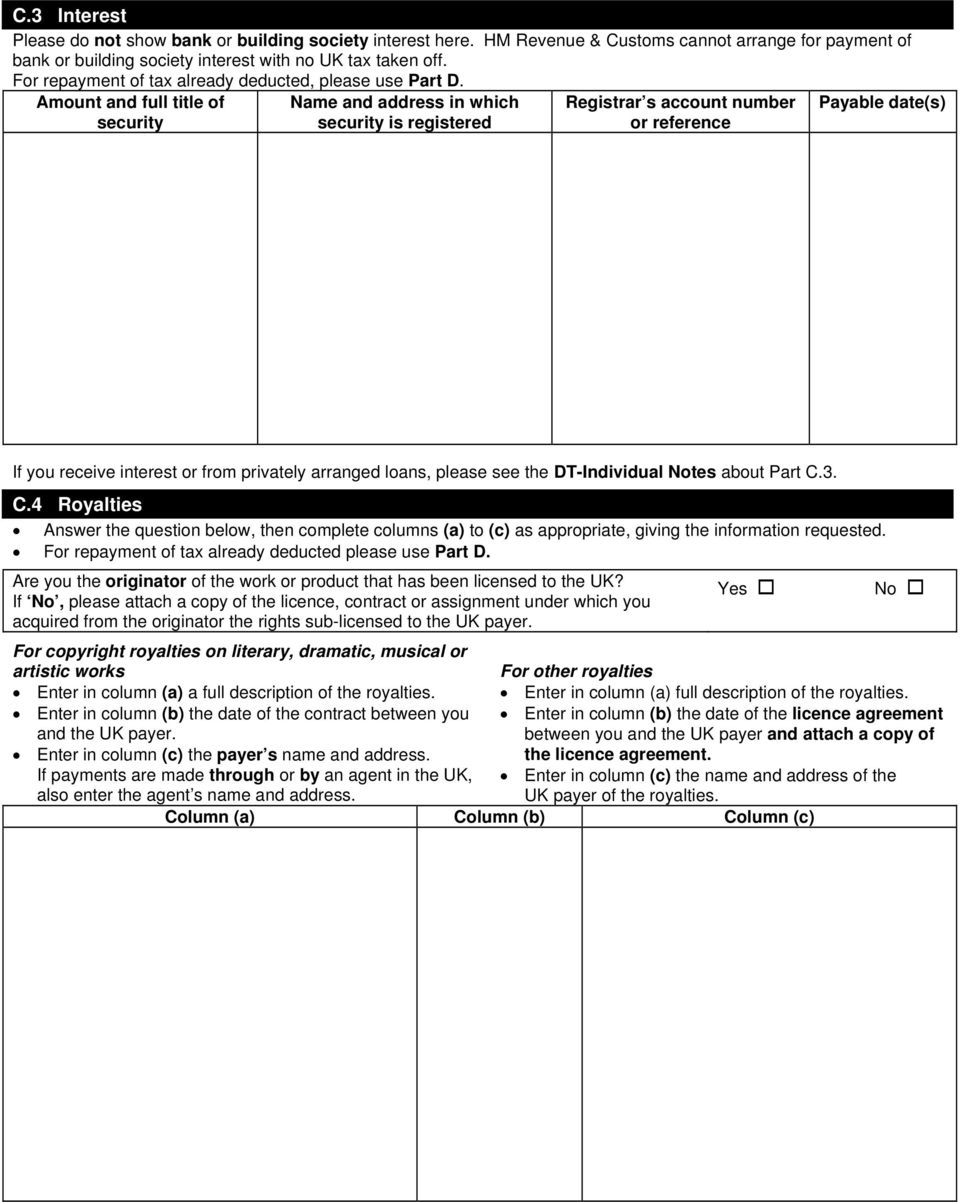 Amount and full title of security Name and address in which security is registered Registrar s account number or reference Payable date(s) If you receive interest or from privately arranged loans,