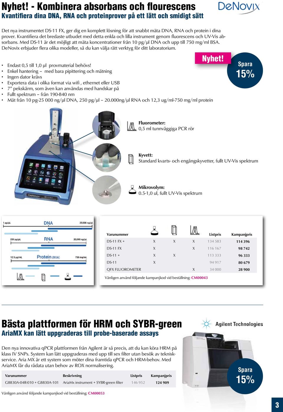 och protein i dina prover. Kvantifiera det bredaste utbudet med detta enkla och lilla instrument genom fluorescens och UV-Vis absorbans.