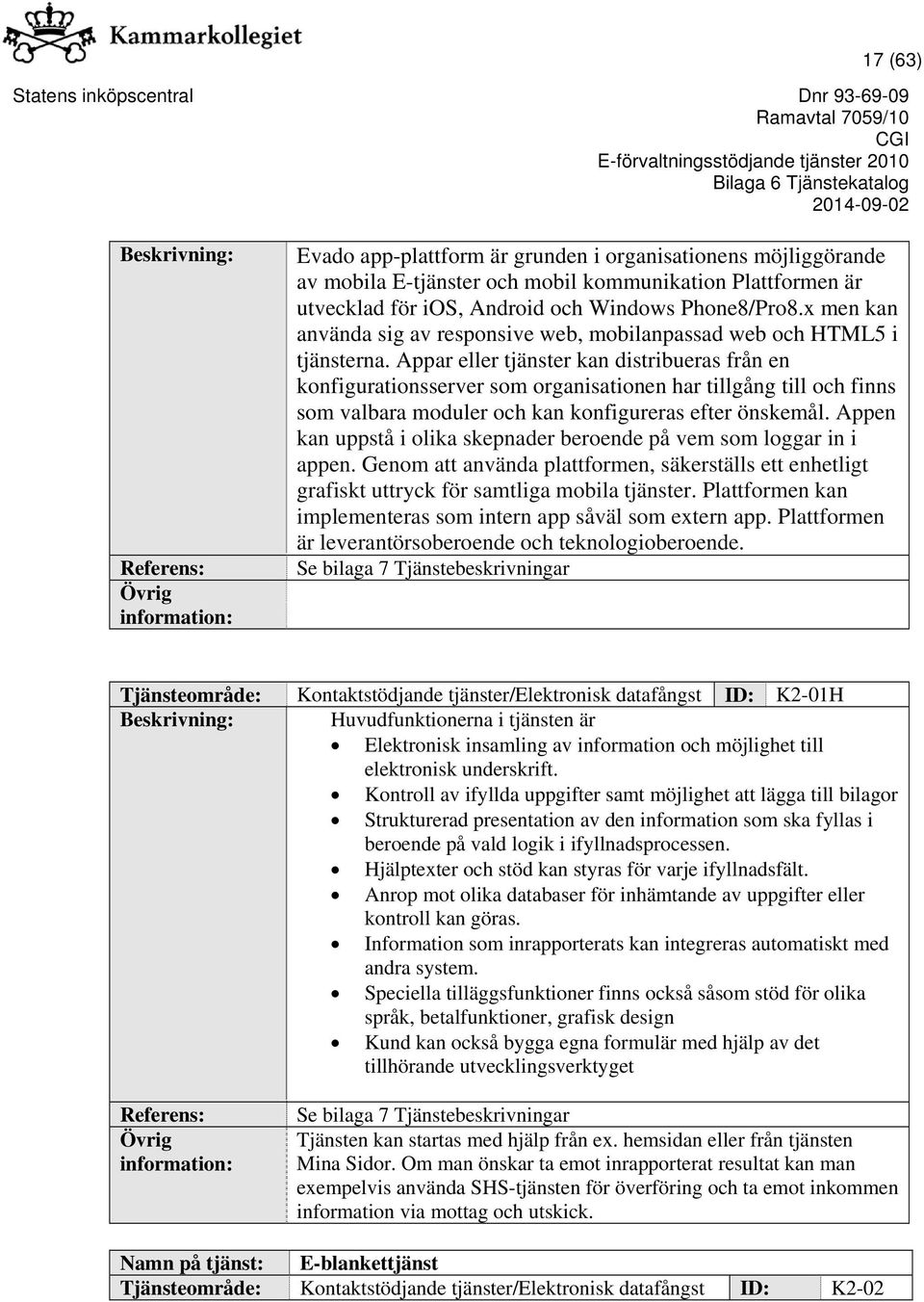 Appar eller tjänster kan distribueras från en konfigurationsserver som organisationen har tillgång till och finns som valbara moduler och kan konfigureras efter önskemål.