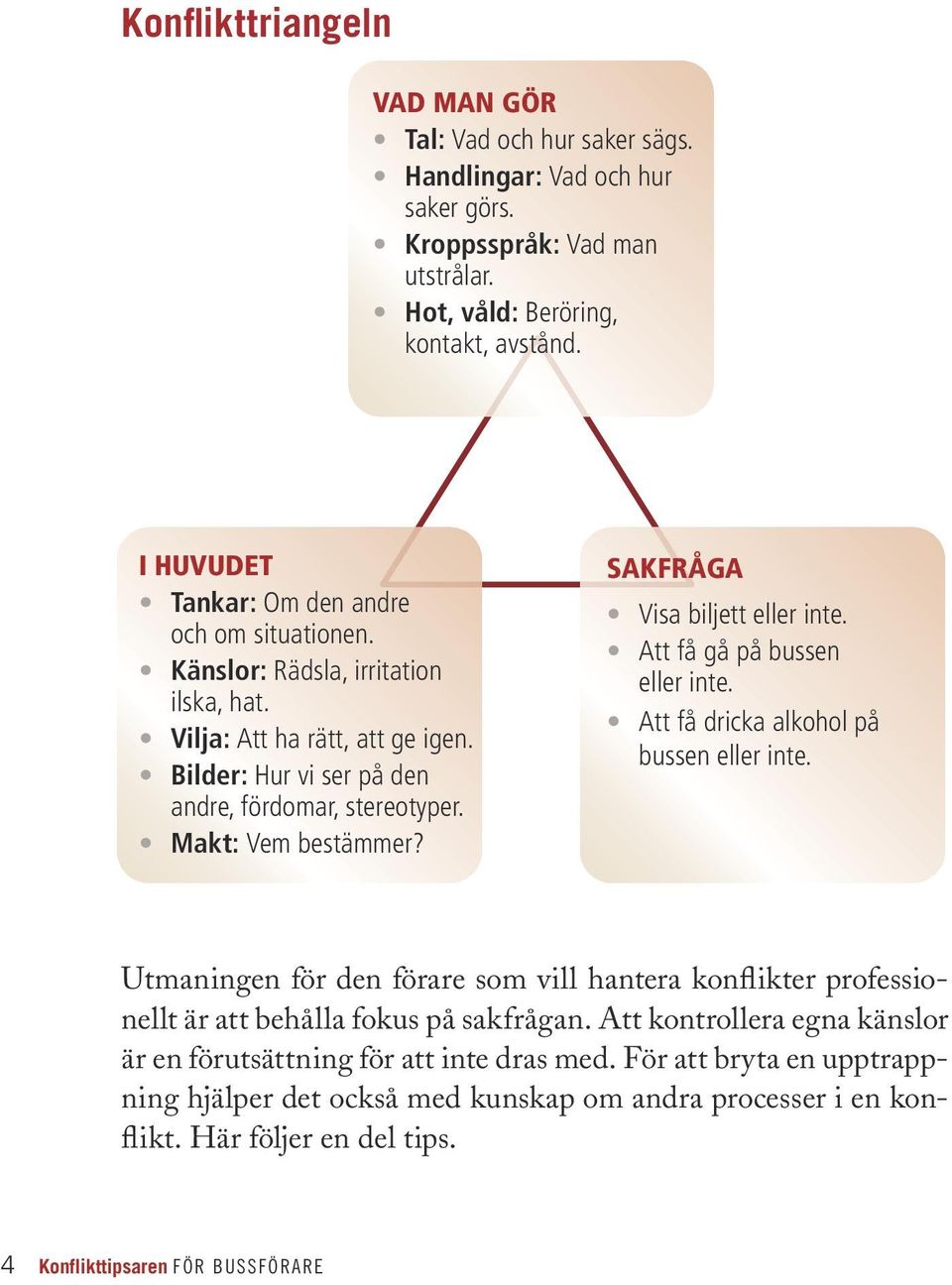 SAKFRÅGA Visa biljett eller inte. Att få gå på bussen eller inte. Att få dricka alkohol på bussen eller inte.