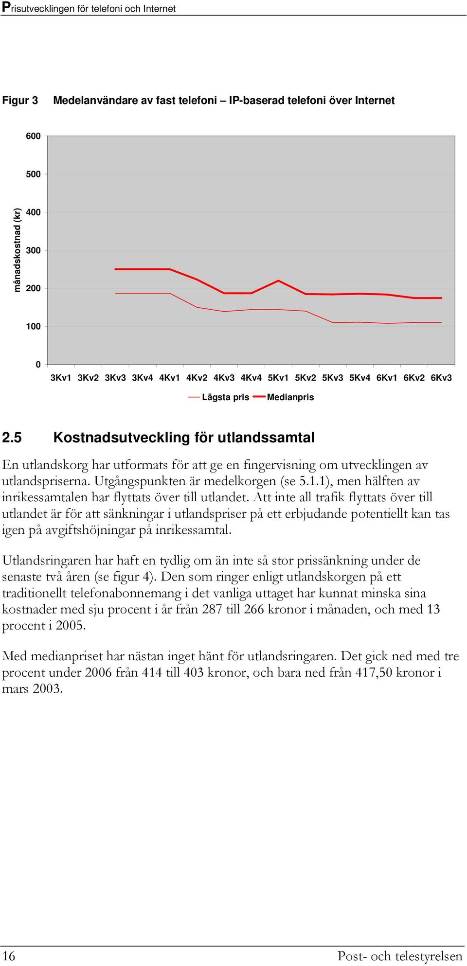 1), men hälften av inrikessamtalen har flyttats över till utlandet.