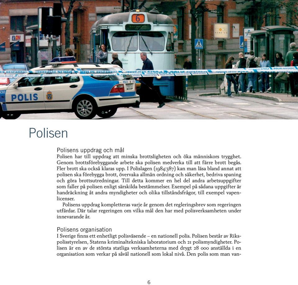 Till detta kommer en hel del andra arbetsuppgifter som faller på polisen enligt särskilda bestämmelser.