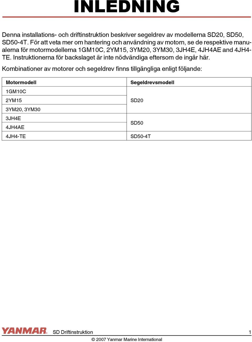 3JH4E, 4JH4AE and 4JH4- TE. Instruktionerna för backslaget är inte nödvändiga eftersom de ingår här.