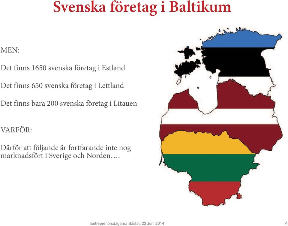 svenska företag i Litauen VARFÖR: Därför att följande är fortfarande