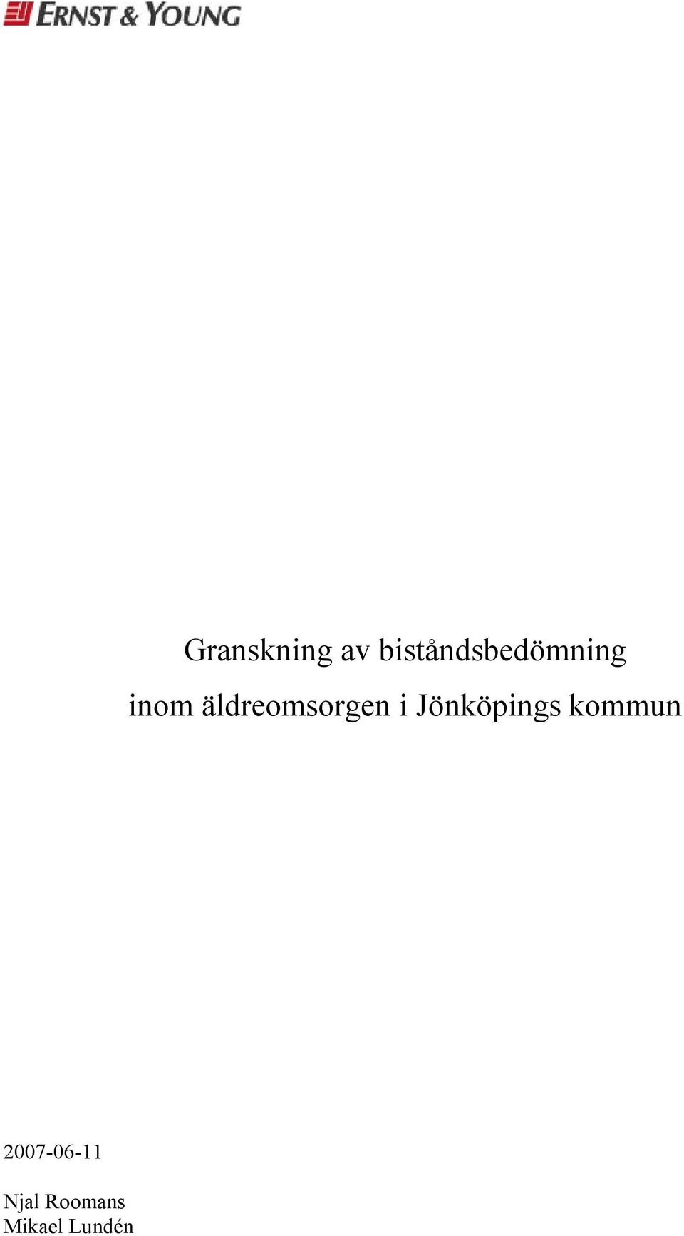 äldreomsorgen i Jönköpings