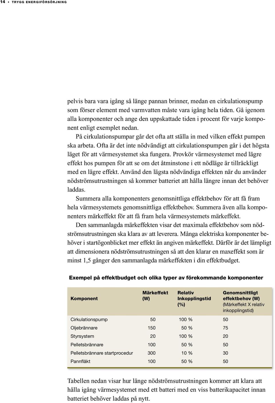 Ofta är det inte nödvändigt att cirkulationspumpen går i det högsta läget för att värmesystemet ska fungera.