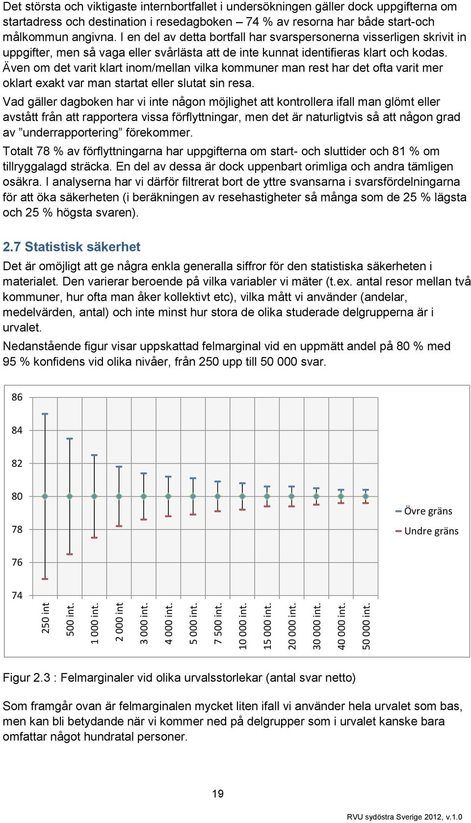 Även om det varit klart inom/mellan vilka kommuner man rest har det ofta varit mer oklart exakt var man startat eller slutat sin resa.