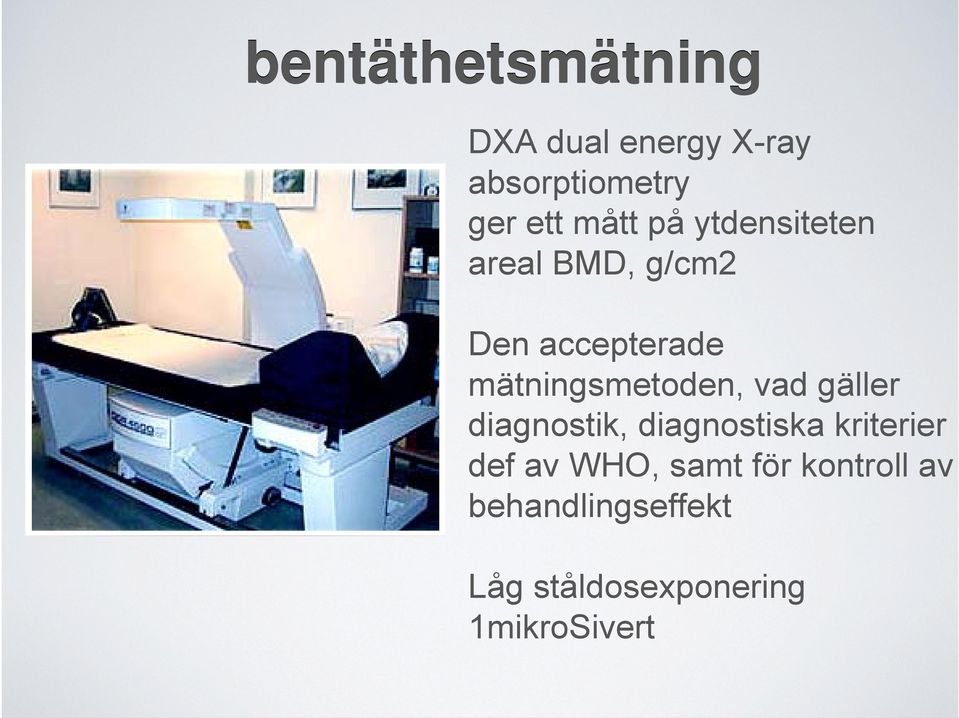 mätningsmetoden, vad gäller diagnostik, diagnostiska kriterier def