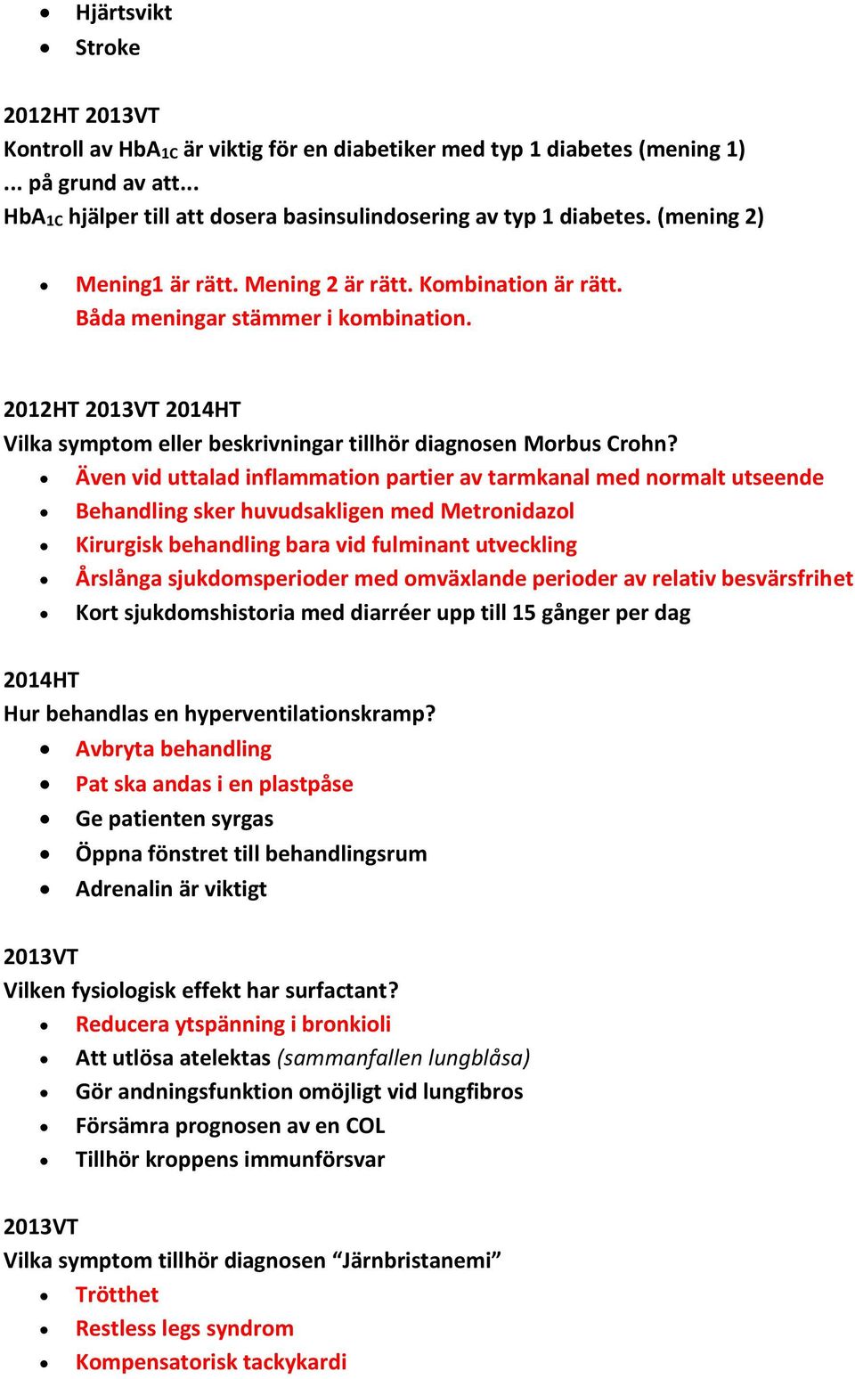 Även vid uttalad inflammation partier av tarmkanal med normalt utseende Behandling sker huvudsakligen med Metronidazol Kirurgisk behandling bara vid fulminant utveckling Årslånga sjukdomsperioder med