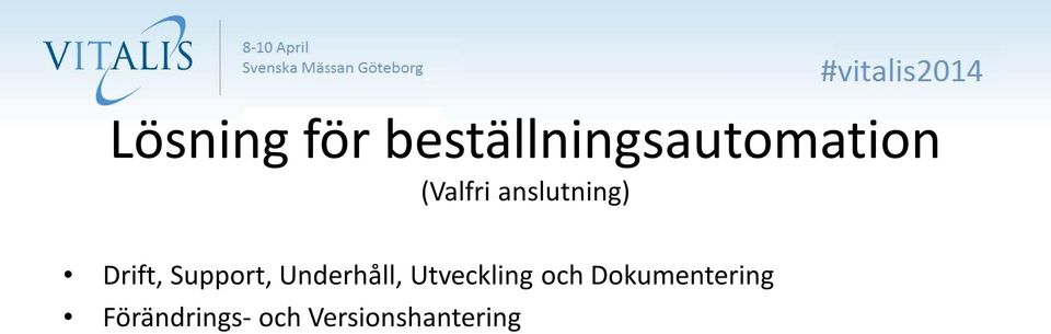 Underhåll, Utveckling och