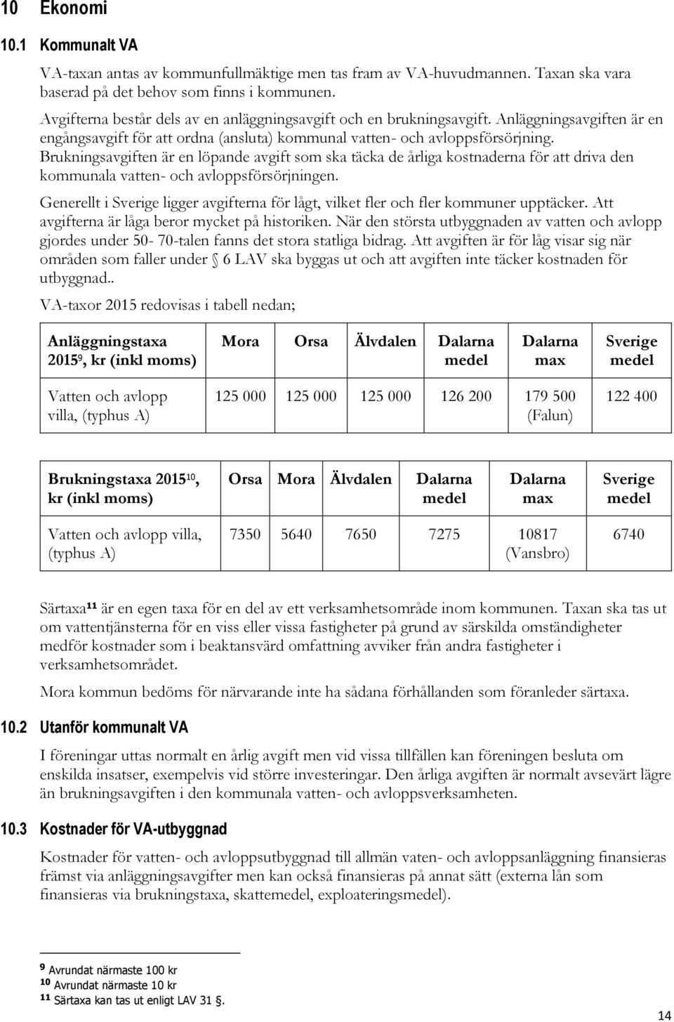 Brukningsavgiften är en löpande avgift som ska täcka de årliga kostnaderna för att driva den kommunala vatten- och avloppsförsörjningen.