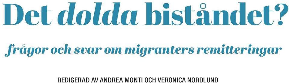 migranters remitteringar