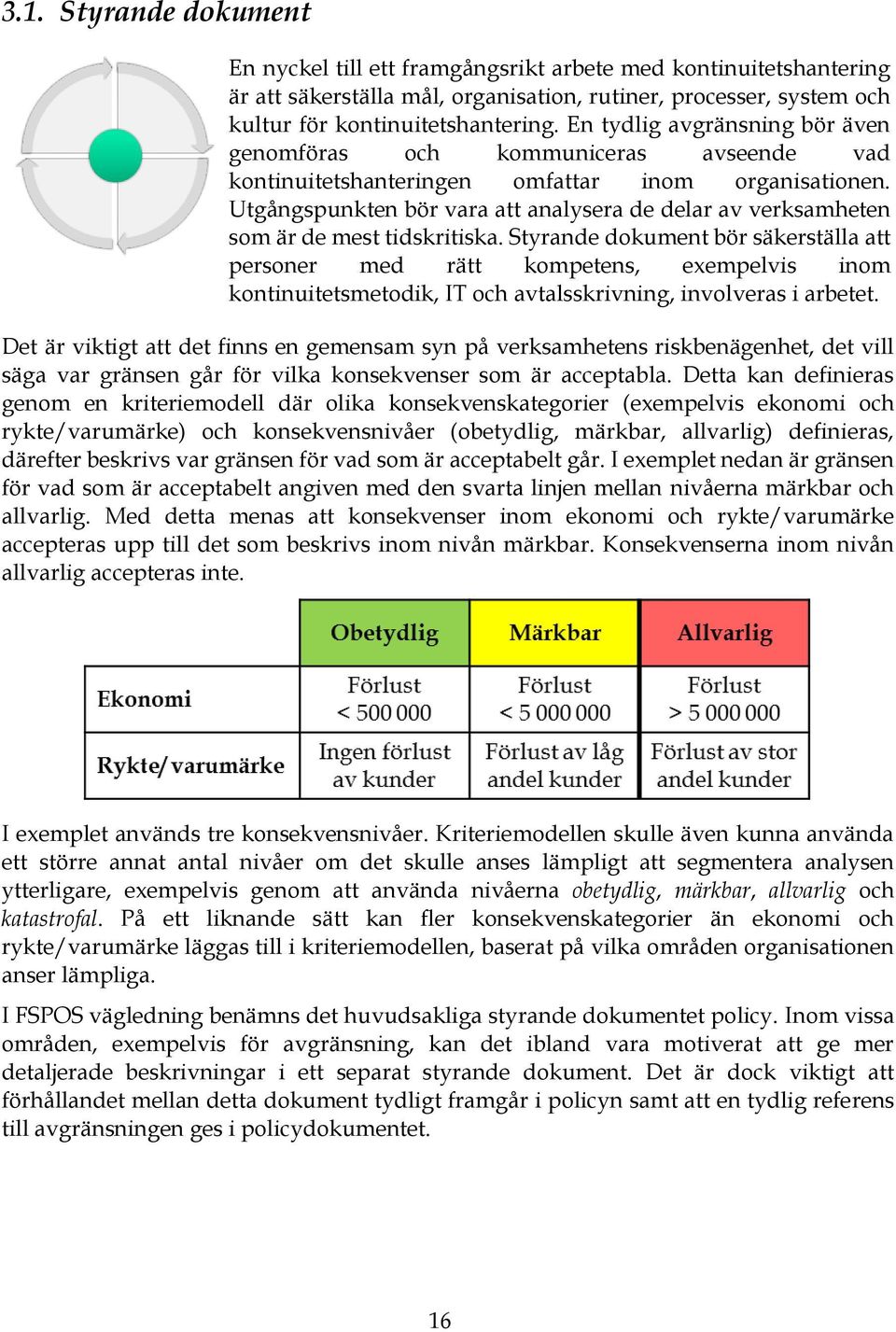 Utgångspunkten bör vara att analysera de delar av verksamheten som är de mest tidskritiska.