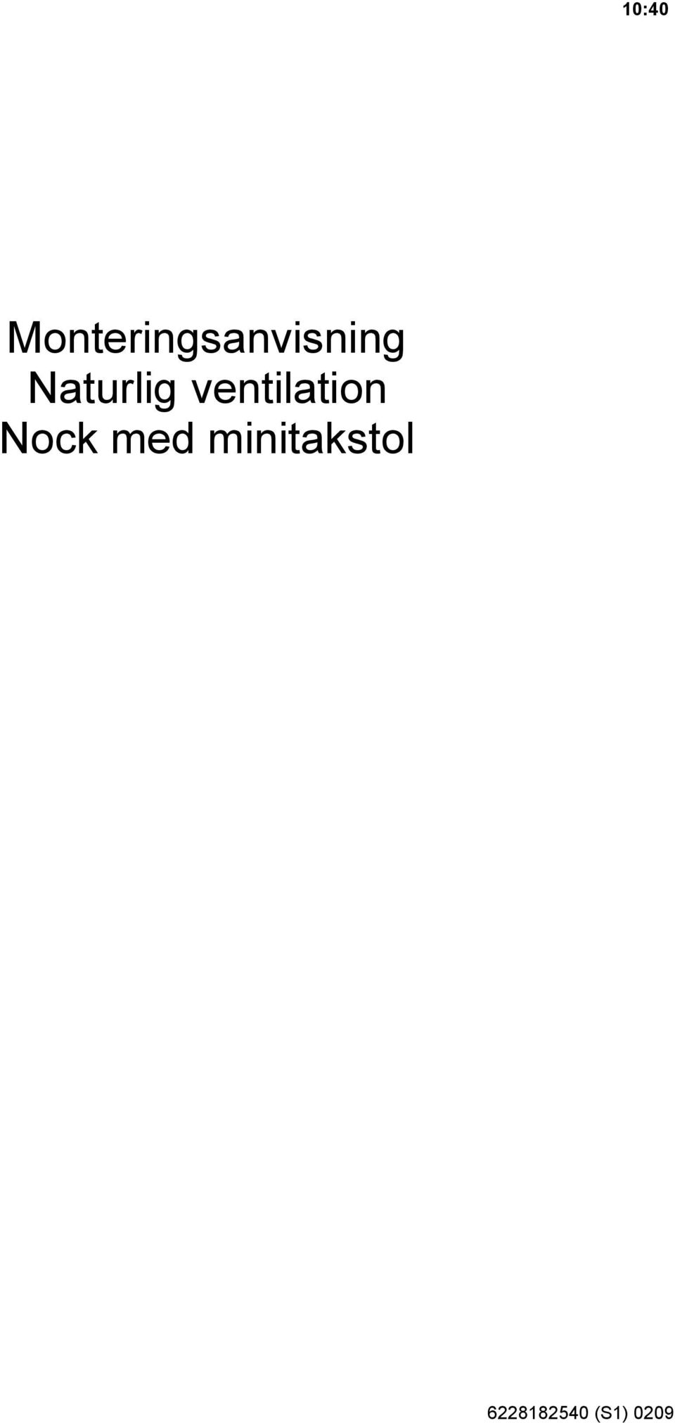 Naturlig ventilation