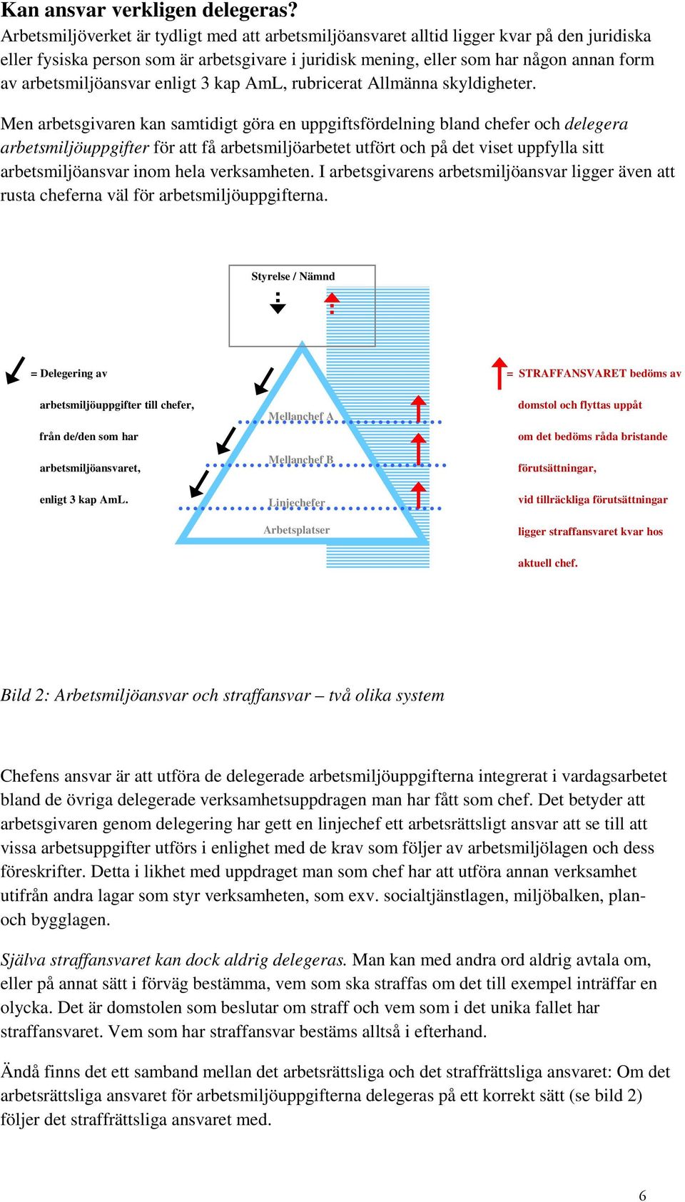 arbetsmiljöansvar enligt 3 kap AmL, rubricerat Allmänna skyldigheter.