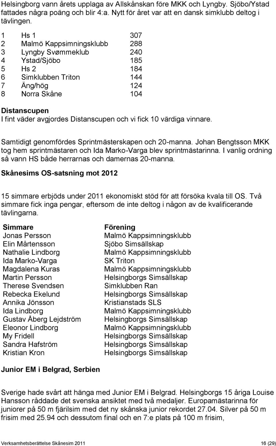 och vi fick 10 värdiga vinnare. Samtidigt genomfördes Sprintmästerskapen och 20-manna. Johan Bengtsson MKK tog hem sprintmästaren och Ida Marko-Varga blev sprintmästarinna.