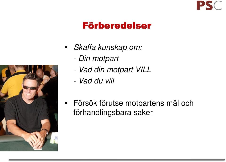 - Vad du vill Försök förutse