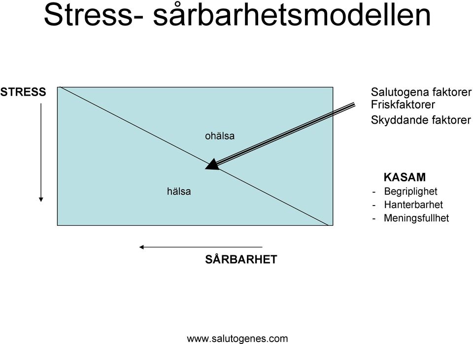 Skyddande faktorer KASAM hälsa -