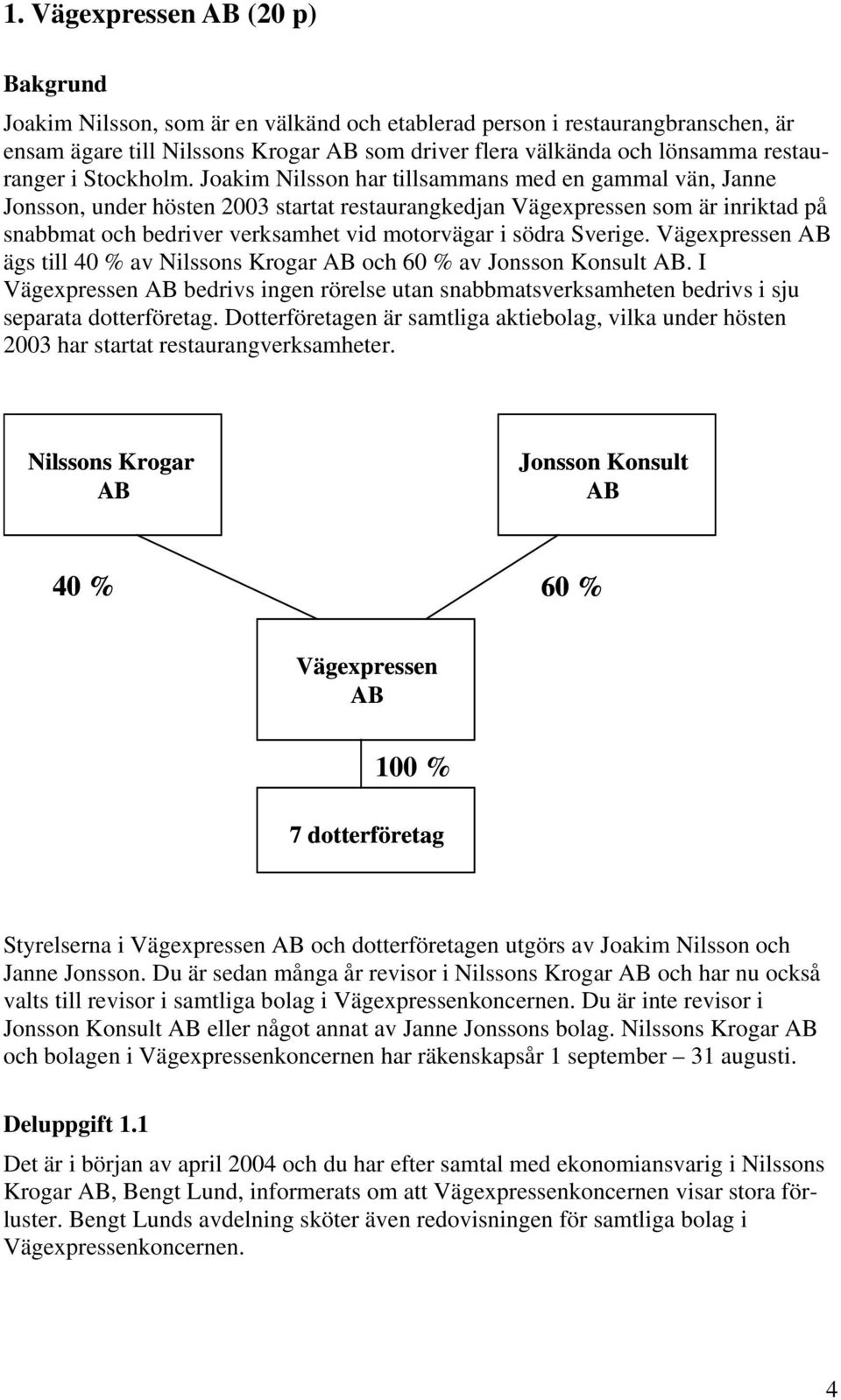 Joakim Nilsson har tillsammans med en gammal vän, Janne Jonsson, under hösten 2003 startat restaurangkedjan Vägexpressen som är inriktad på snabbmat och bedriver verksamhet vid motorvägar i södra